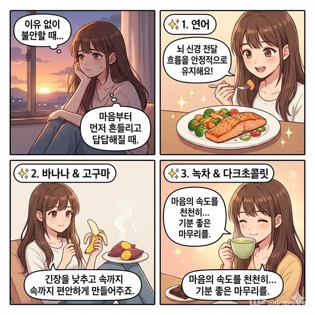 4컷 만화. / 위키푸디