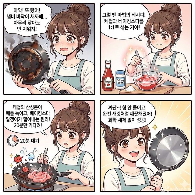 4컷 만화. / 위키푸디