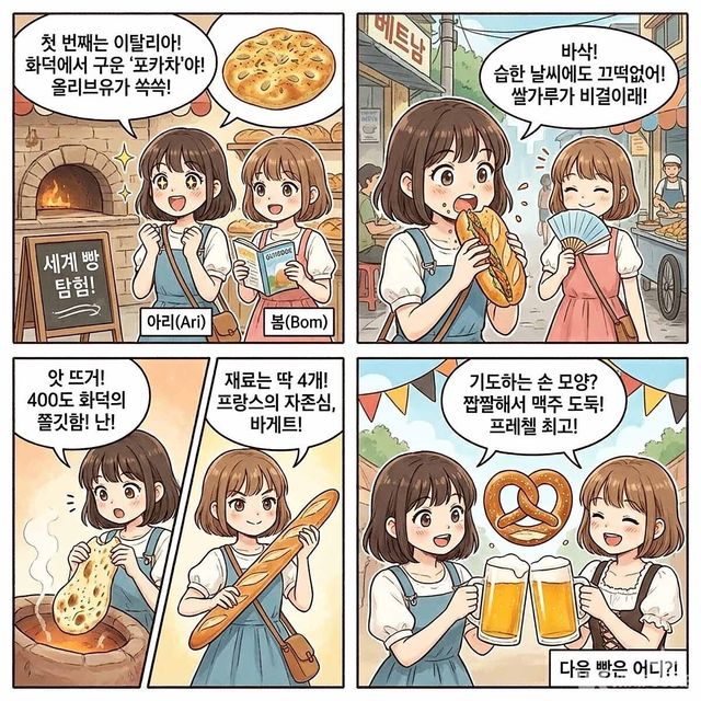 4컷 만화. / 위키푸디