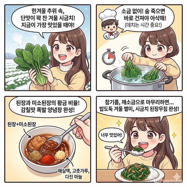 4컷 만화. / 위키푸디