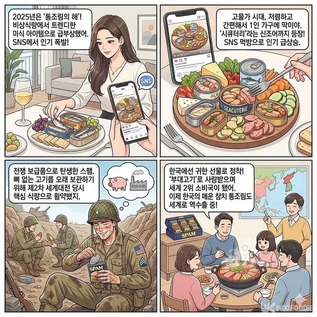 4컷 만화. / 위키푸디
