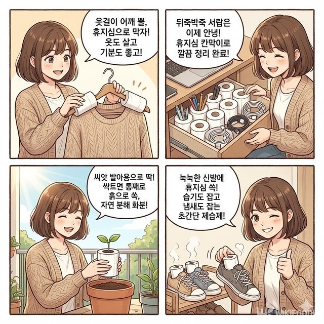 4컷 만화. / 위키푸디