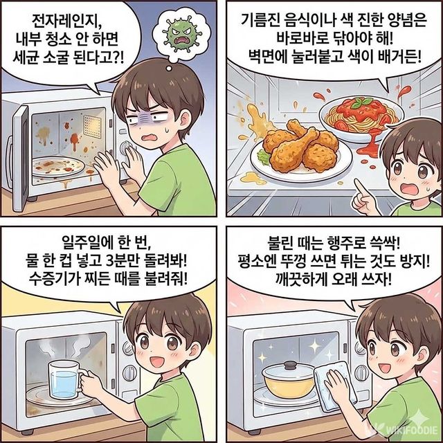 4컷 만화. / 위키푸디