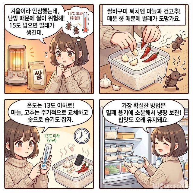 4컷 만화. / 위키푸디