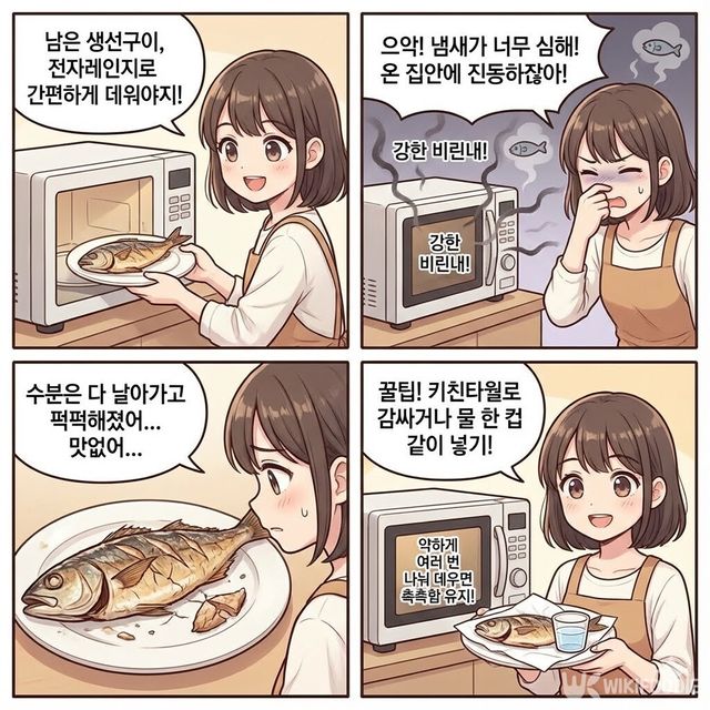 4컷 만화. / 위키푸디
