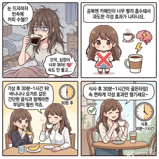 4컷 만화. / 위키푸디