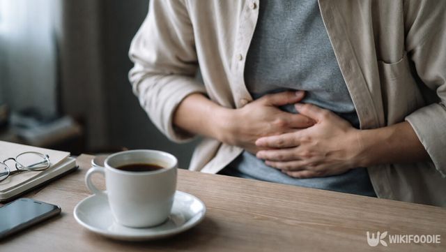 공복에 커피를 마신 뒤 속이 불편한 상태다.&nbsp;/ 위키푸디