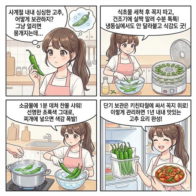 4컷 만화. / 위키푸디