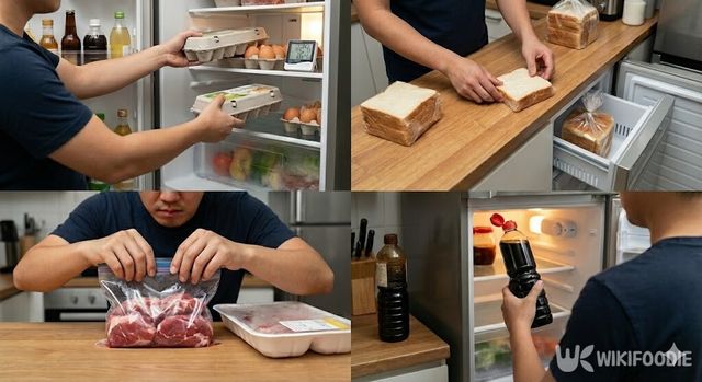 올바른 식품 보관법 4가지. / 위키푸디