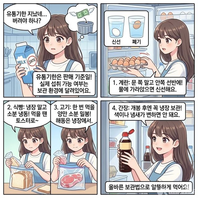 4컷 만화. / 위키푸디