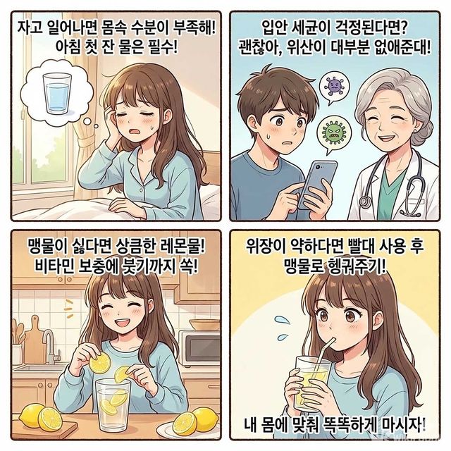 4컷 만화. / 위키푸디