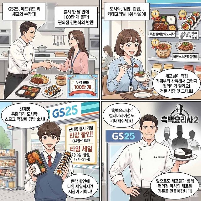 4컷 만화. / 위키푸디