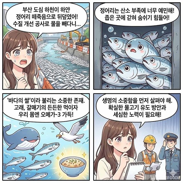 4컷 만화. / 위키푸디