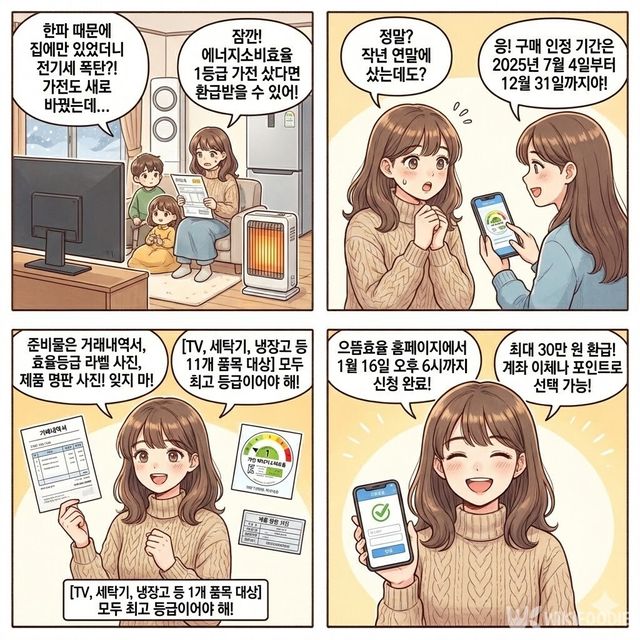4컷 만화. / 위키푸디