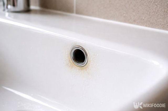 청소 전 오버홀 안쪽에는 물때와 찌꺼기가 그대로 쌓여 있다. / 위키푸디