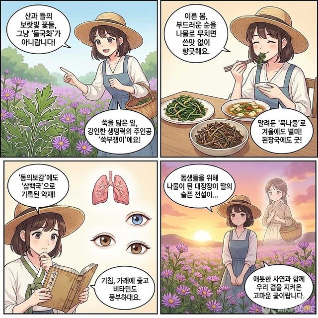 4컷 만화. / 위키푸디