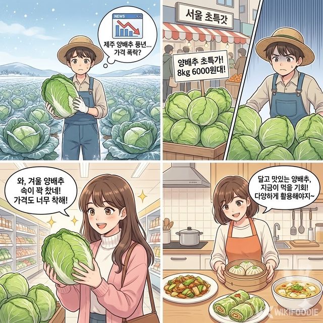 4컷 만화. / 위키푸디