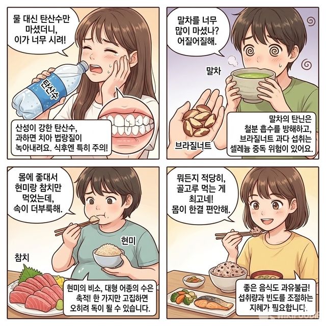 4컷 만화. / 위키푸디