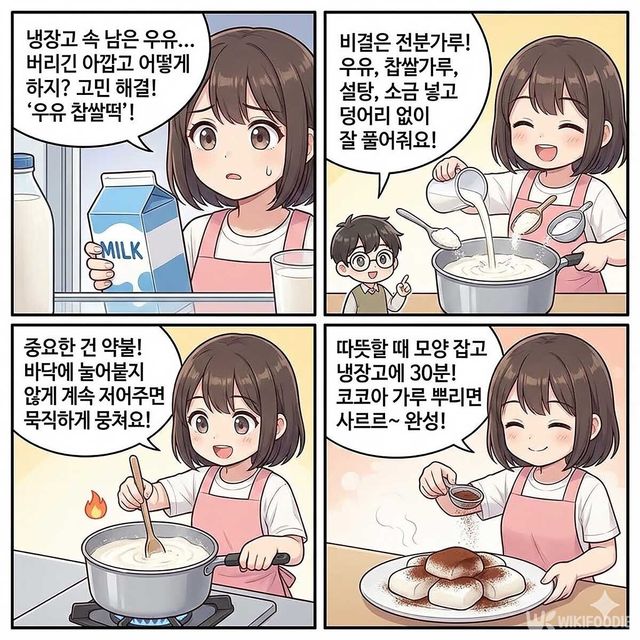 4컷 만화. / 위키푸디