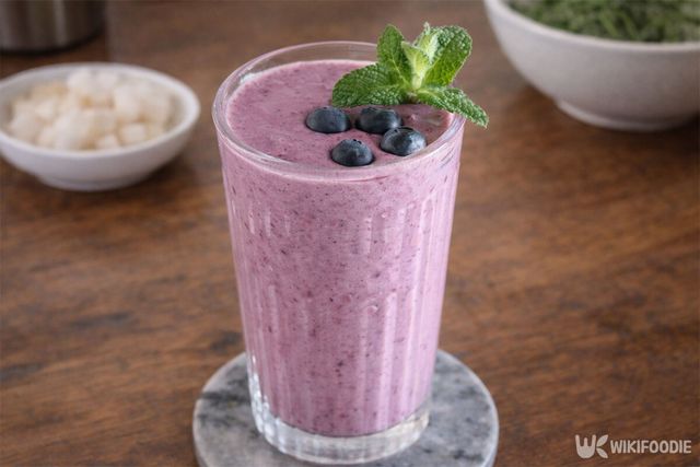 블루베리 스무디의 모습이다. / 위키푸디