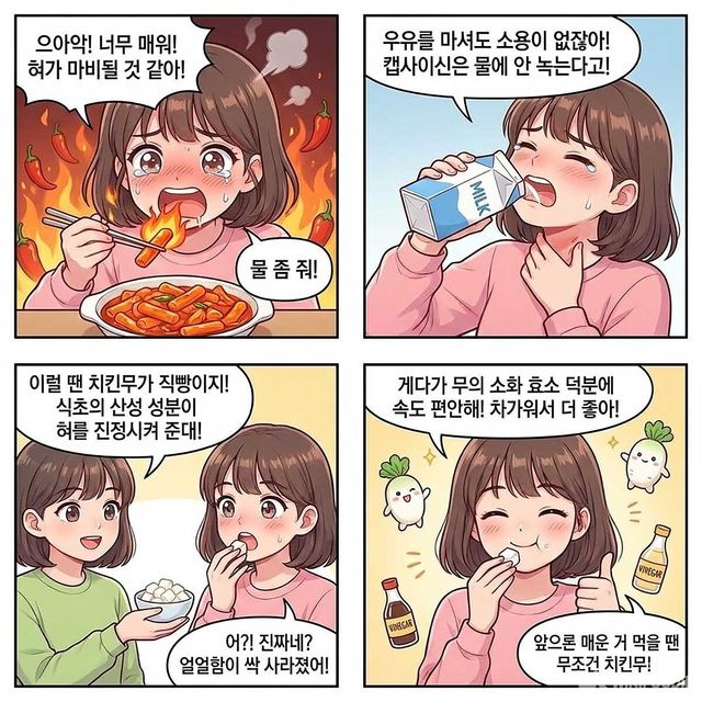 4컷 만화. / 위키푸디