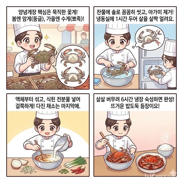 4컷 만화. / 위키푸디