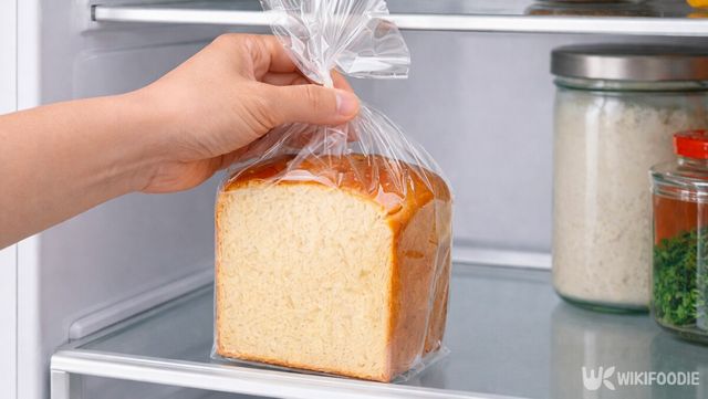 빵을 냉장고에 넣고 있다. / 위키푸디