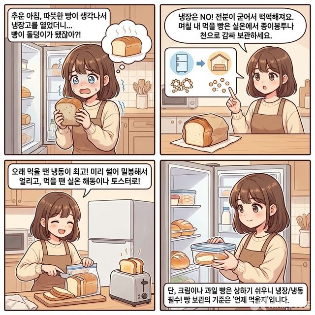 4컷 만화. / 위키푸디
