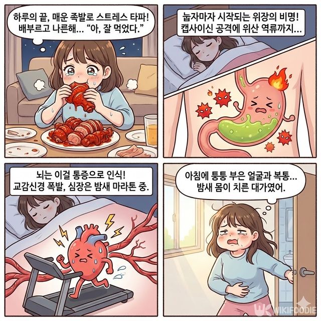 4컷 만화. / 위키푸디