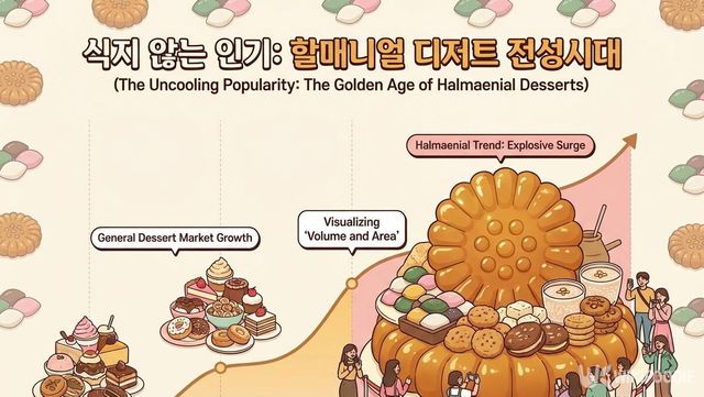 2030 저격한 할매니얼 디저트 삽화. / 위키푸디