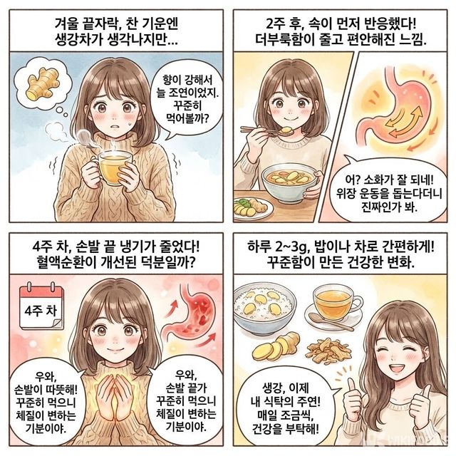 4컷 만화. / 위키푸디