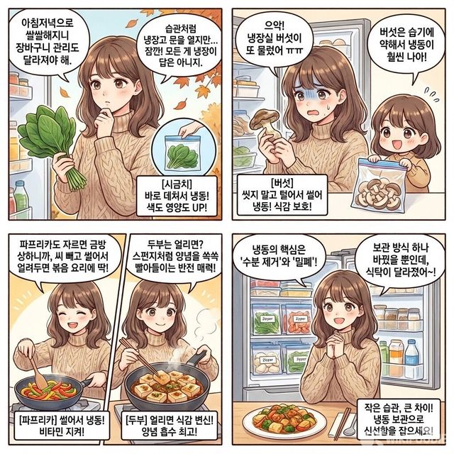 4컷 만화. / 위키푸디