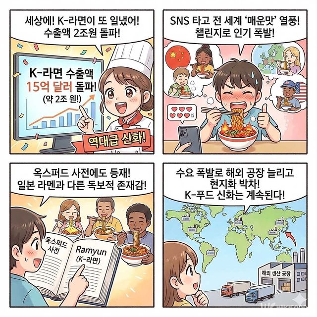 4컷 만화. / 위키푸디
