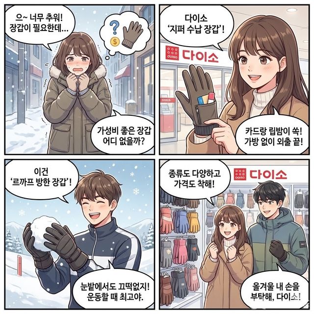 4컷 만화. / 위키푸디