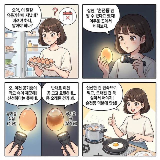 4컷 만화. / 위키푸디