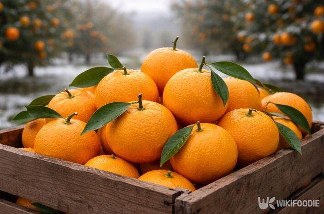 가을에 수확되는 제주 향토 만감류 가을향이다. / 위키푸디