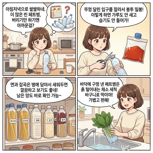 4컷 만화. / 위키푸디