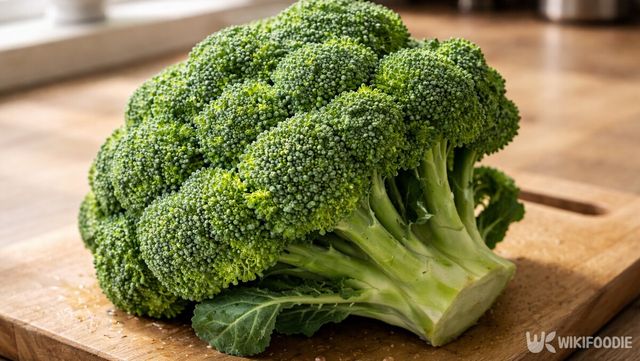 꽃봉오리가 촘촘한 브로콜리는 겉면 세척만으로는 이물질이 남기 쉽다. / 위키푸디