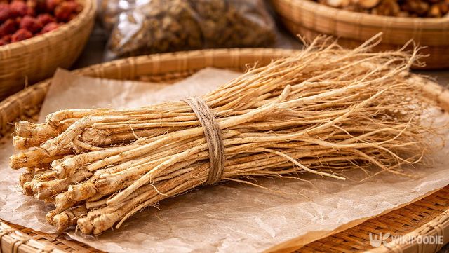 황기가 바구니에 담겨 있다. / 위키푸디