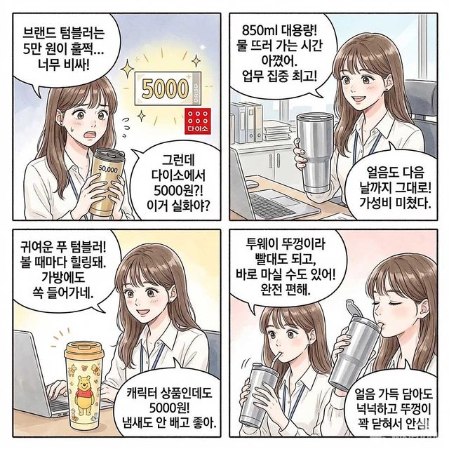 4컷 만화. / 위키푸디