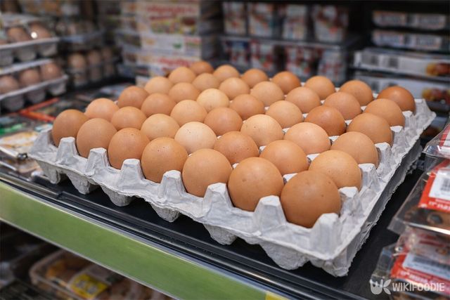 매대에 계란이 놓여 있다.&nbsp;기사의 이해를 돕기 위한 참고 사진입니다. / 위키푸디