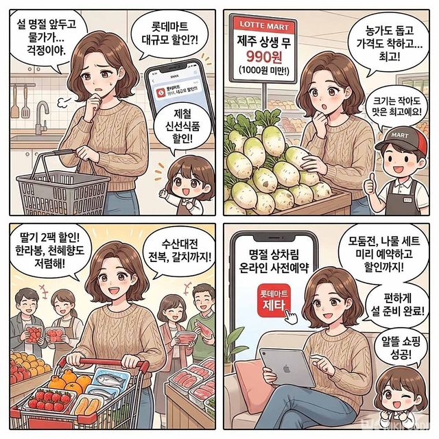 4컷 만화. / 위키푸디