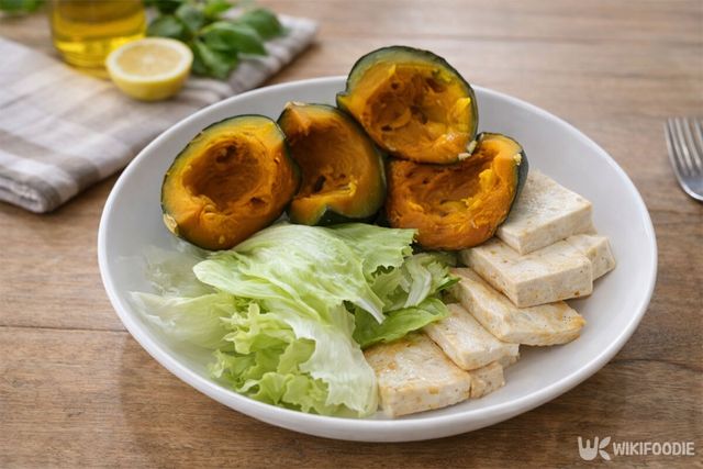 식탁에 각종 채소 찜이 놓여 있다. / 위키푸디