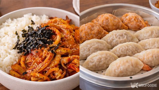 행복한우동가게, 몽키만두 자료 사진. / 위키푸디