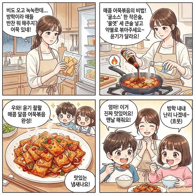 4컷 만화. / 위키푸디