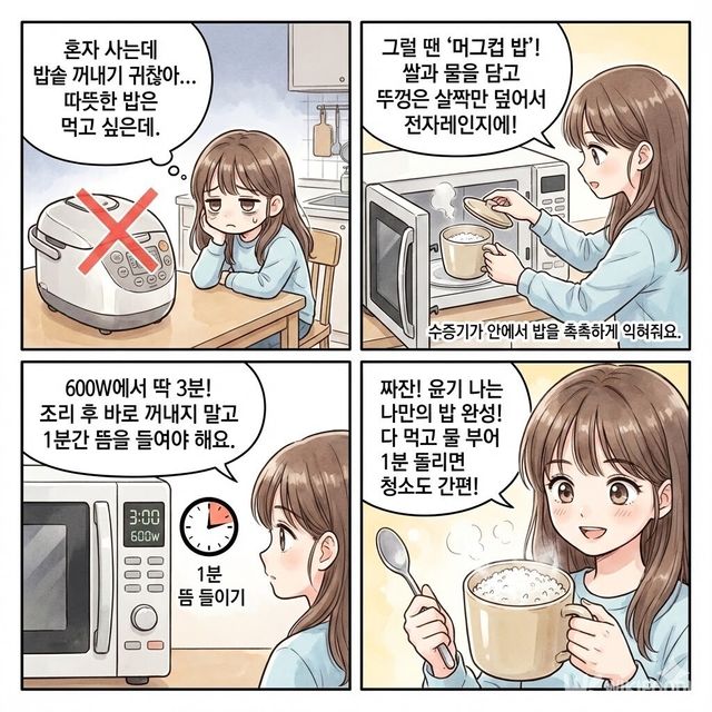 4컷 만화. / 위키푸디