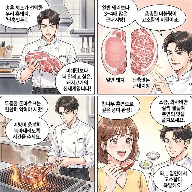 4컷 만화. / 위키푸디