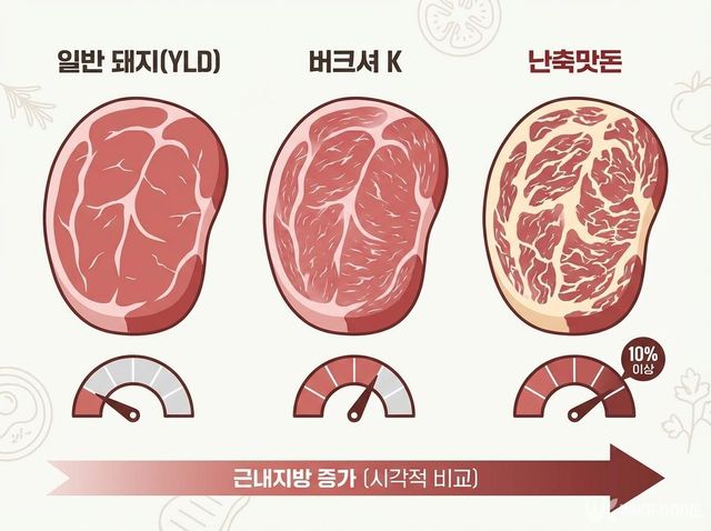 난축맛돈 지방 비교 삽화. / 위키푸디