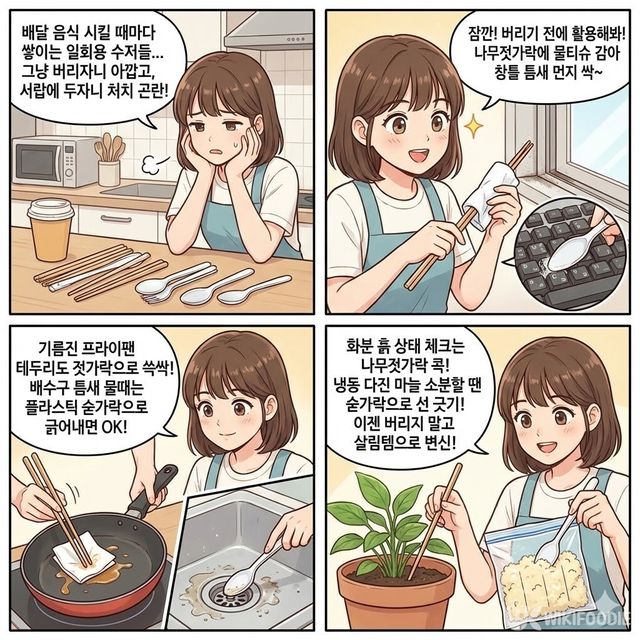 4컷 만화. / 위키푸디