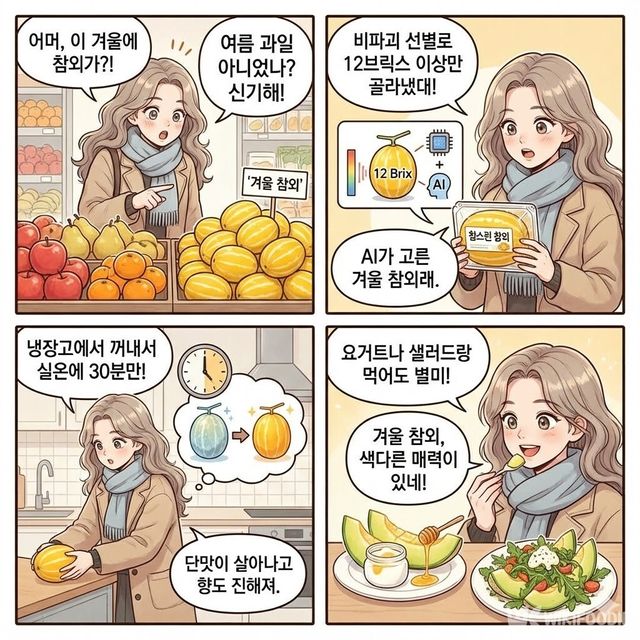 4컷 만화. / 위키푸디